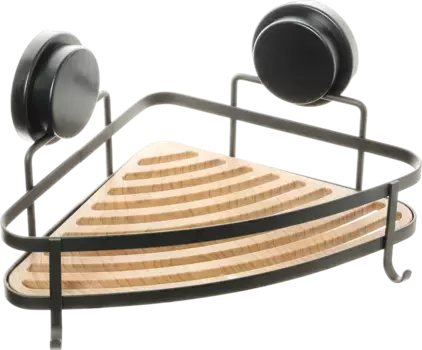 Полка-корзина угловая Fixsen Magic 27.5 черный