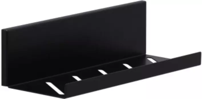 Полка Магнум 300х80х100 открытая цв. черный матовый (302224)