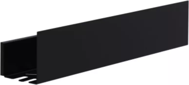 Полка Магнум 600х120х100 цв. черный матовый (274182)