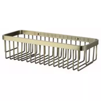 Полка настенная прямоугольная KAISER 310*120*80 Bronze/латунь (KH-5041)