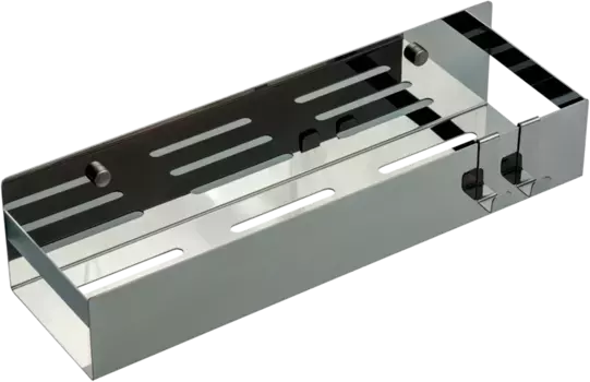 Полка подвесная Boheme Q 35 темный хром глянцевая