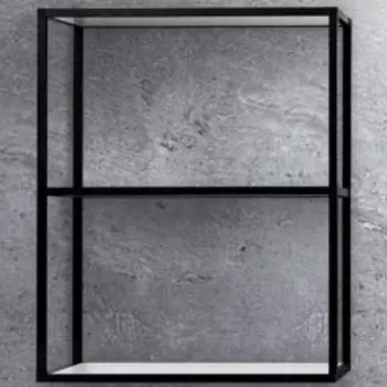 Полка подвесная Cezares Cadro 80х60 черная