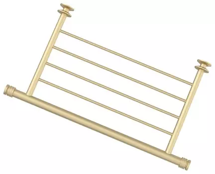 Полка прямая ПОЛКА прямая 4П (L - 370 мм) н/ж для ДР "СУНЕРЖА" (Матовая шампань)