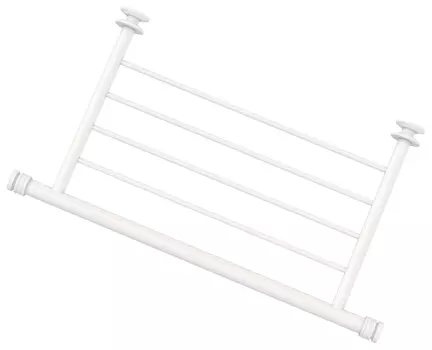 Полка прямая ПОЛКА прямая 4П (L - 370 мм) н/ж для ДР "СУНЕРЖА" (Матовый белый)