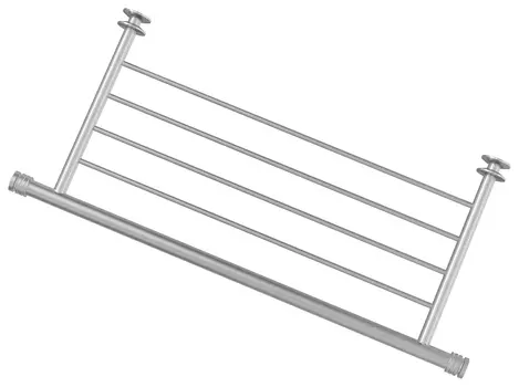 Полка прямая ПОЛКА прямая 4П (L - 470 мм) н/ж для ДР "СУНЕРЖА" (Сатин)