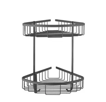 Полка Rose RW12H угловая, двойная, черная