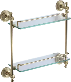 Полка Savol 58 b S-005822B золото, для душа