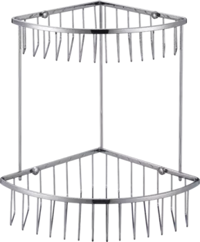 Полка Savol S-002514-2 хром, для душа, угловая