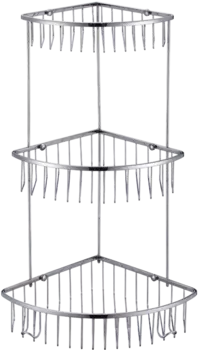 Полка Savol S-002514-3 хром, для душа, угловая