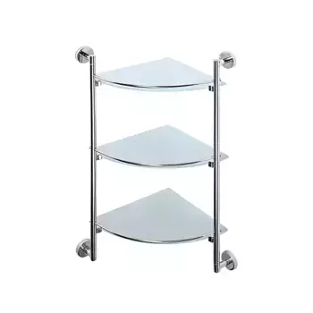 Полка D-lin 100 D263100 угловая, хром