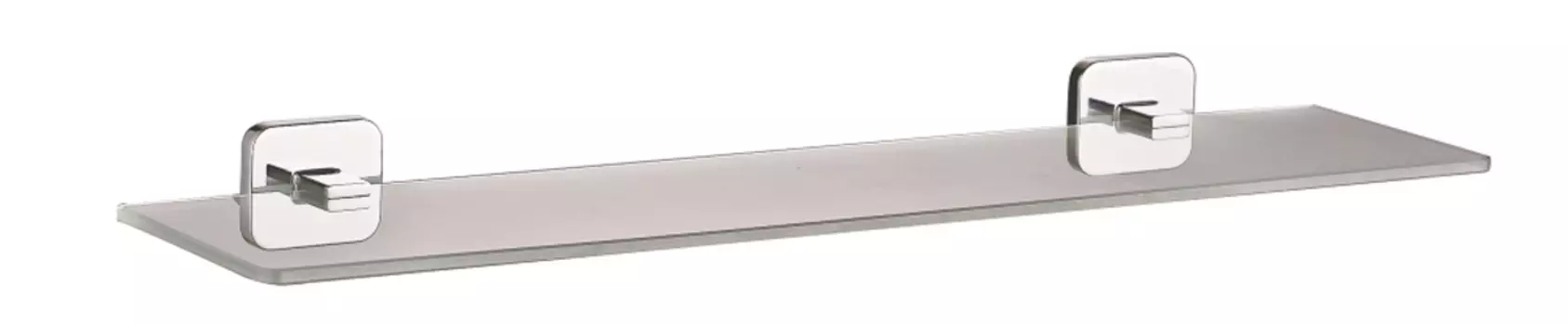 Полка стеклянная РМС хром