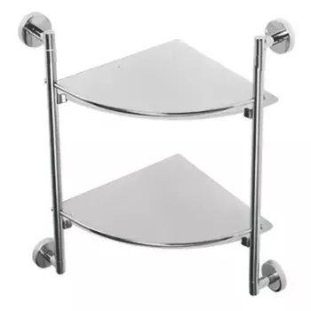 Полка D-lin 100 D262100 угловая, хром