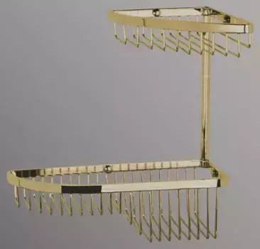 Полка угловая Art&max 29 AM-G-2822-Br бронзовая