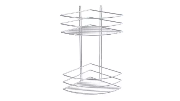 Полка угловая двойная Fixsen хром (FX-710-2)