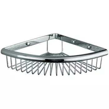 Полка угловая Frap хром