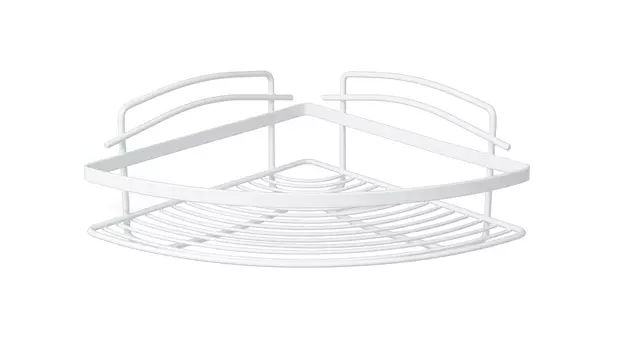 Полка-решетка угловая Fixsen белая