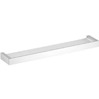 Полка в ванную стеклянная Timo Petruma хром