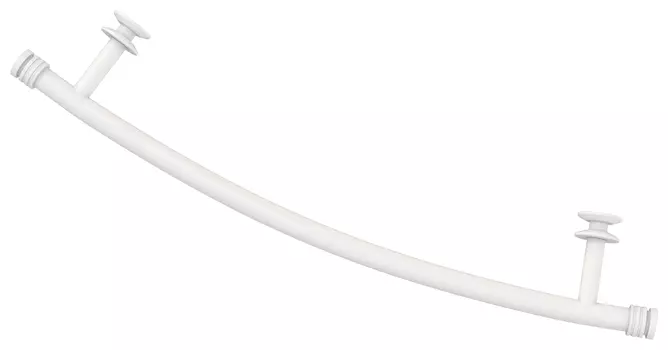 Полка выгнутая ПОЛКА (L - 470 мм) н/ж для ДР "СУНЕРЖА" (Матовый белый)