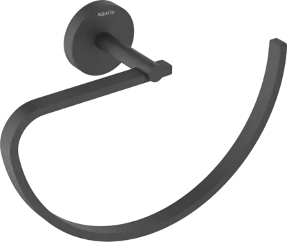 Полотенцедержатель AQUATEK Бетта AQ4621MB матовый черный