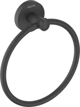Полотенцедержатель AQUATEK Оберон AQ4212MB матовый черный