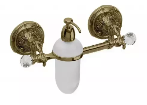 Полотенцедержатель Art&Max Barocco Crystal AM-2057-Br-C бронзовый