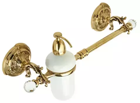 Полотенцедержатель Art&Max Barocco Crystal AM-2057-Do-Ant-C золотой