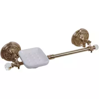 Полотенцедержатель Art&max Barocco crystal AM-2057P-Br-C бронзовый