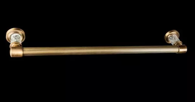 Полотенцедержатель Boheme Murano crystal бронзовый глянцевый