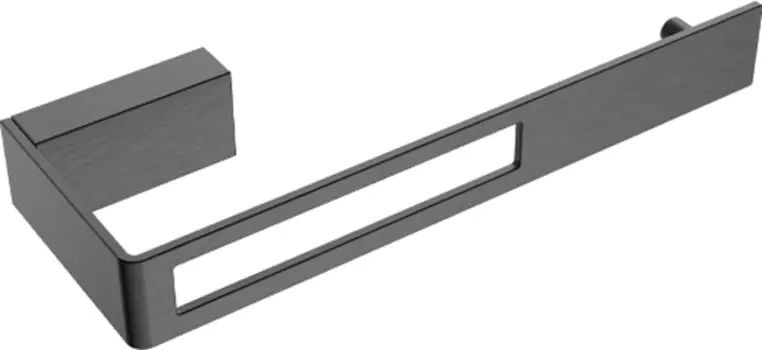 Полотенцедержатель Boheme Q 25 темный хром матовый