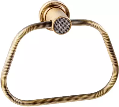 Полотенцедержатель Boheme Royal Cristal бронзовый с кристаллами Preciosa