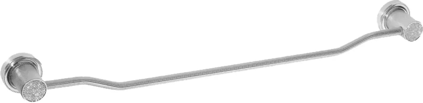 Полотенцедержатель Boheme Royal Cristal хром с прозрачными кристаллами Preciosa