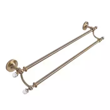 Полотенцедержатель двойной Art&Max Antic Crystal AM-E-2648SJ-Br бронзовый