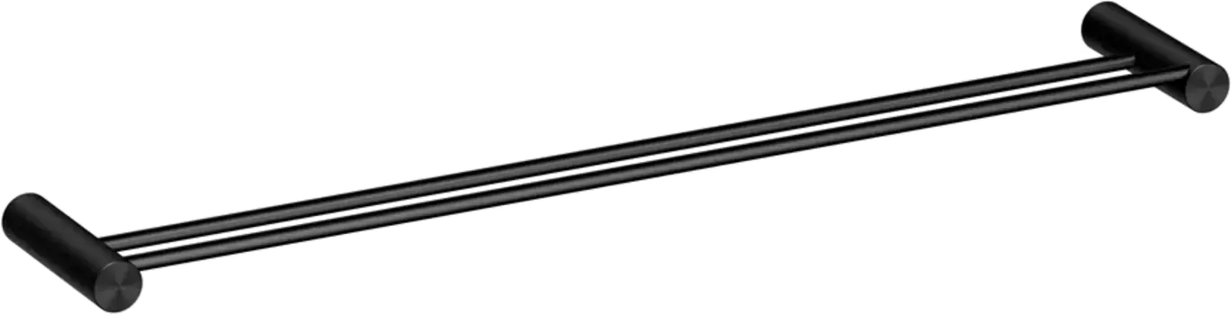 Полотенцедержатель двойной Raiber Graceful 60 черный матовый