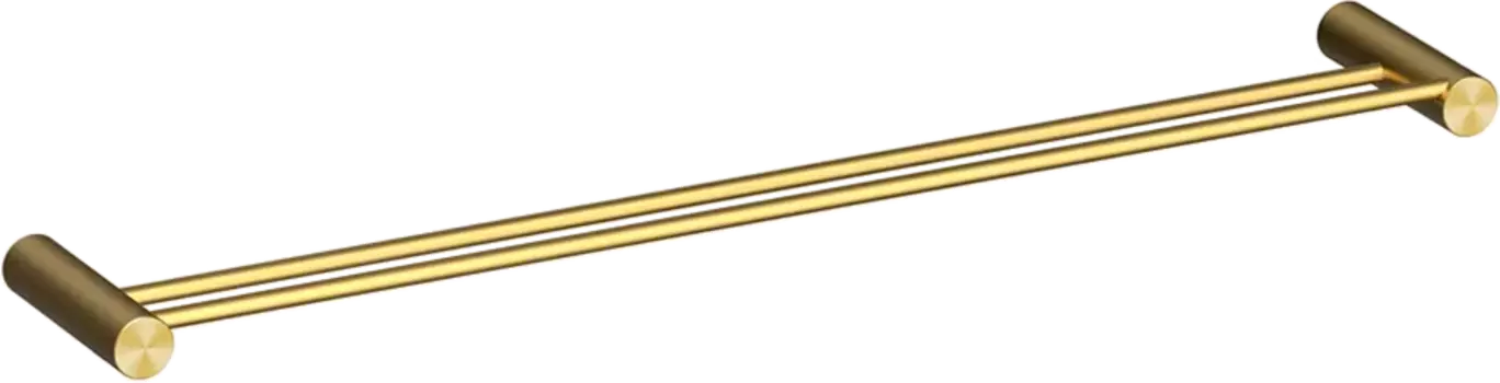 Полотенцедержатель двойной Raiber Graceful золото матовый