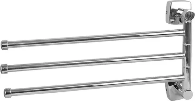 Полотенцедержатель тройной Fixsen Kvadro поворотный 31 хром глянцевый