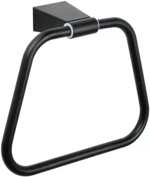 Полотенцедержатель кольцо Fixsen Trend 18 черный матовый