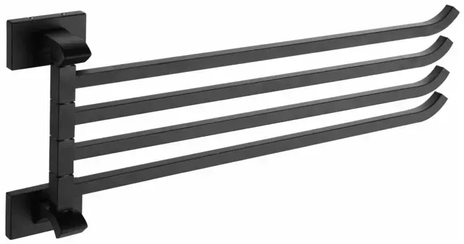 Полотенцедержатель Gappo 48 черный матовый