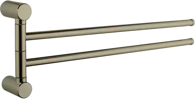 Полотенцедержатель Haiba двойной бронза матовый