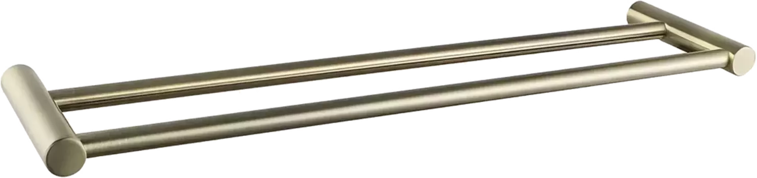 Полотенцедержатель Haiba двойной бронза матовый