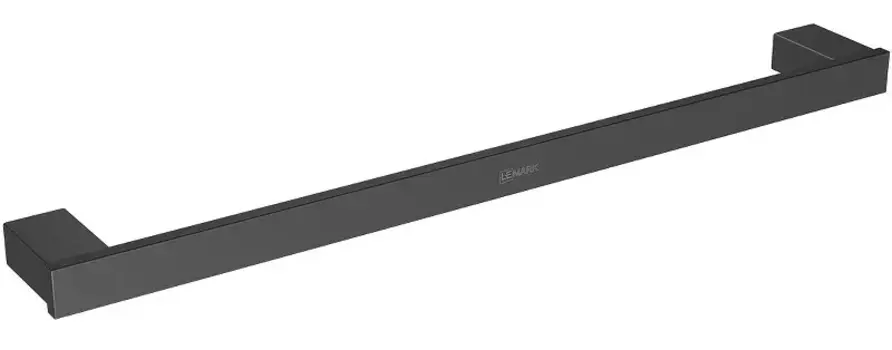 Полотенцедержатель Lemark Smooth Line 61 серый матовый, графит
