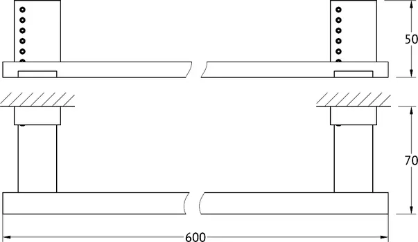 Полотенцедержатель Linea G Tiffany Lux (TIF 909)