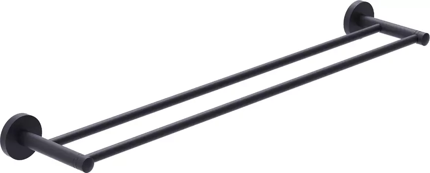 Полотенцедержатель двойной Timo Saona черный матовый