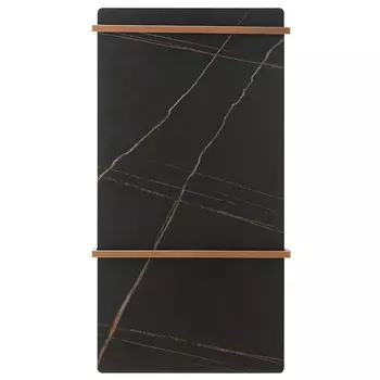 Полотенцесушитель электрический Black&amp;White Moon 43.2х81 коричневый с золотом