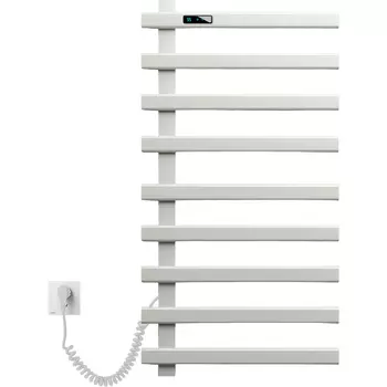 Полотенцесушитель электрический Black&amp;White Moon 92х48 белый матовый