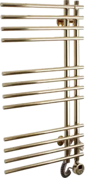 Полотенцесушитель электрический Domoterm Гамма П12 7x80, левый, золото