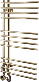 Полотенцесушитель электрический Domoterm Гамма П12 7x80, правый, золото