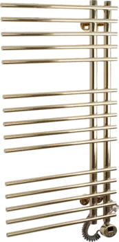 Полотенцесушитель электрический Domoterm Гамма П15 7x100, левый, золото