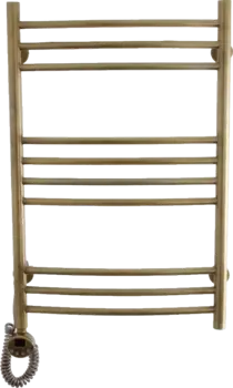 Полотенцесушитель электрический Domoterm Калипсо П10 50x80, левый, бронза