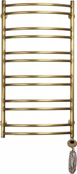 Полотенцесушитель электрический Domoterm Калипсо П12 50x100, античная бронза, R