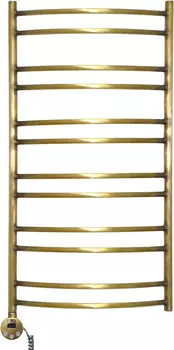 Полотенцесушитель электрический Domoterm Калипсо П12 50x100, античная бронза, L